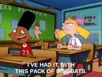 hey arnold nicksplat GIF