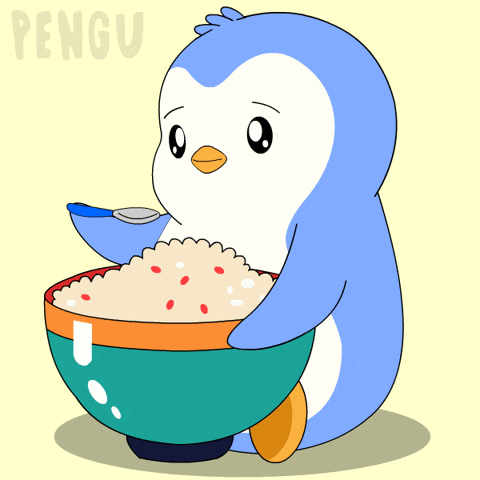 Hungry Fast Food GIF by Pudgy Penguins