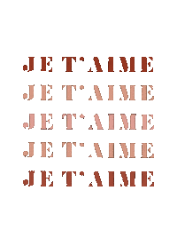 In Love Amour Sticker