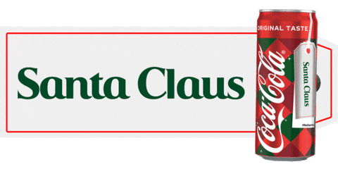 cocacola_at giphyupload santa claus cocacola coke Sticker