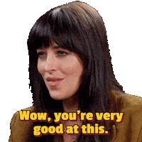 Dakota Johnson Good Job Sticker by First We Feast