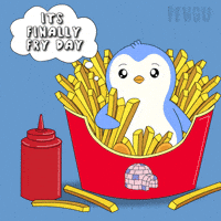 French Fries Friday GIF by Pudgy Penguins