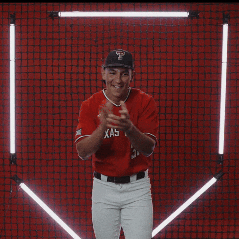 Damian Bravo GIF by Texas Tech Baseball