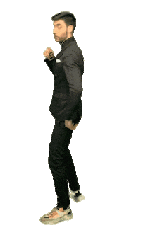 DimitarStefanin dance cool black crazy Sticker