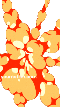Animation Fire Sticker by youmotion.com