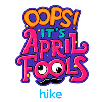 1 april india Sticker by Hike Messenger