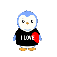 I Love Him Sticker by Pudgy Penguins