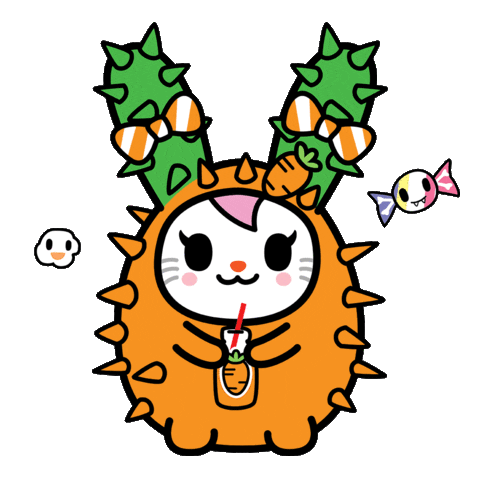 Bunny Cactus Sticker by tokidoki