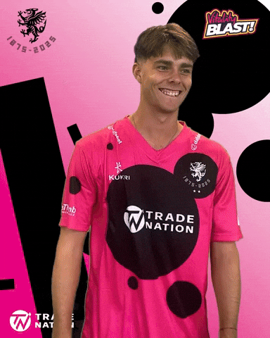 Laugh Point GIF by Somerset County Cricket Club