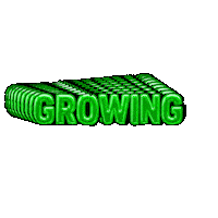 Grow Growing Up Sticker