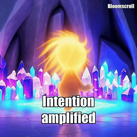 Wisdom Intention GIF by Bloomscroll