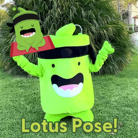 Lotus Pose Fun GIF by ClassDojo