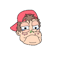 CreateDrop sad shocked crying cry Sticker