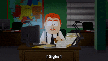 working late night GIF by South Park 