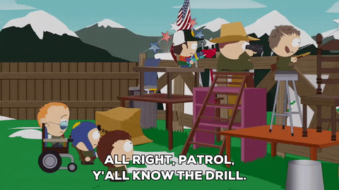 team demanding GIF by South Park 