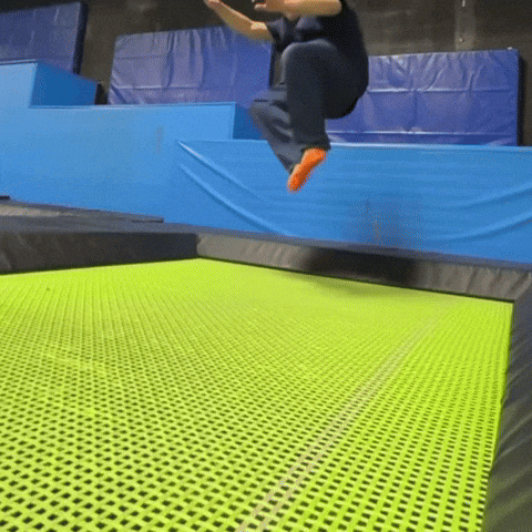 Trampoline Jumping GIF by Respective
