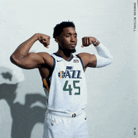 Flexing Donovan Mitchell GIF by Utah Jazz