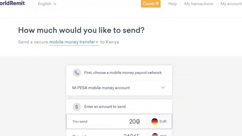 JensFrederik giphygifmaker worldremit send money to kenya GIF