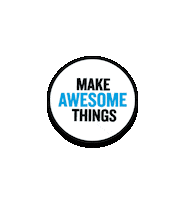 Art Create Sticker by Awesome Merchandise