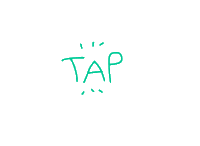 insta tap Sticker by saroltabodo