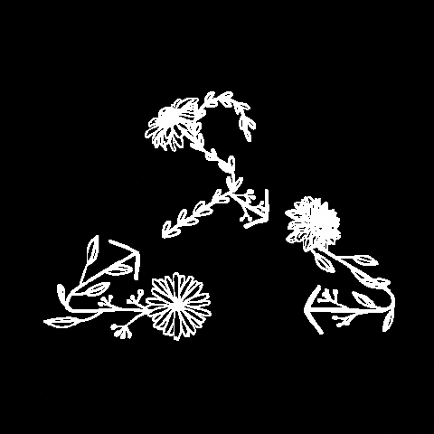 thesewnseed sustainable floral recycle reuse GIF