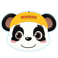 Panda Sticker by MR. DIY