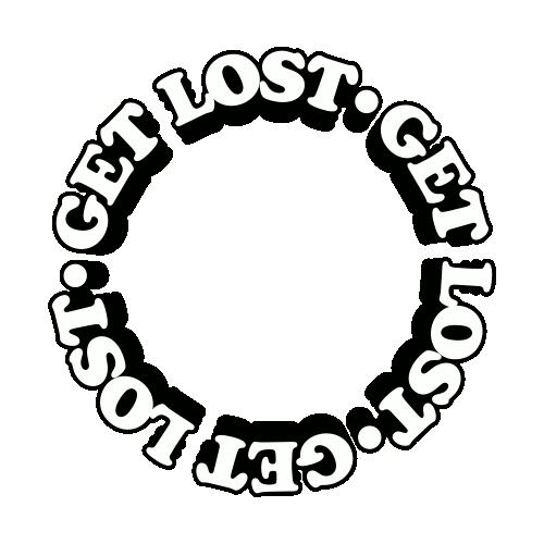 Getlost Sticker