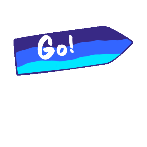 Lets Go Sticker by Stych