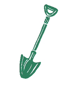 Shovel Sticker by Farmacy Kitchen
