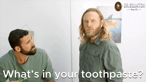 Toothpaste Chemical GIF by DrSquatchSoapCo