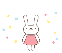 Happy Rabbit Sticker