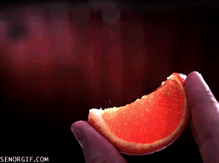 Slow Motion Oranges GIF