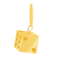 Gold Dice Sticker by My Jewellery