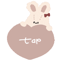 Rabbit Tap Sticker