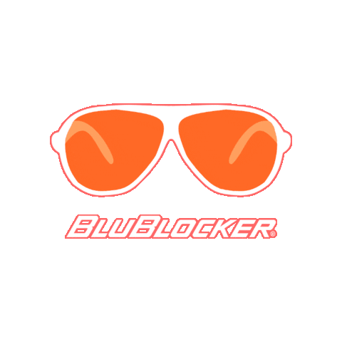BluBlocker giphygifmaker sunglasses 1980s 1990s Sticker