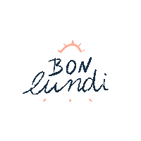 Lundi Bonnesemaine Sticker