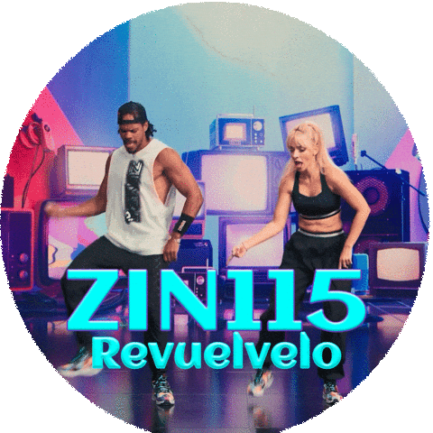 Zumba Fitness Dance Sticker by Didem Zeybek