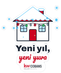 Happy New Year Snow Sticker by KW CobanS