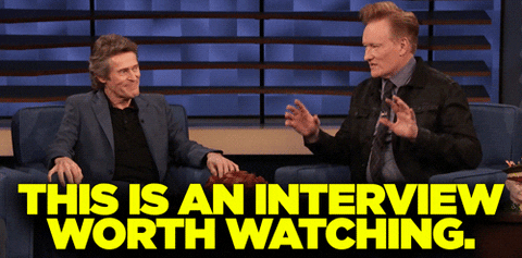 Willem Dafoe Conan Obrien GIF by Team Coco