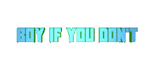 Text Dont Sticker by P O O R M A R T Y