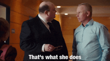 that's what she does gerry dee GIF by Mr. D