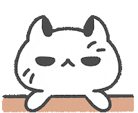 Bored Cat Sticker by ACHTUNG