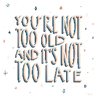 Dont Give Up Small Business Sticker by Kelley Bren Burke