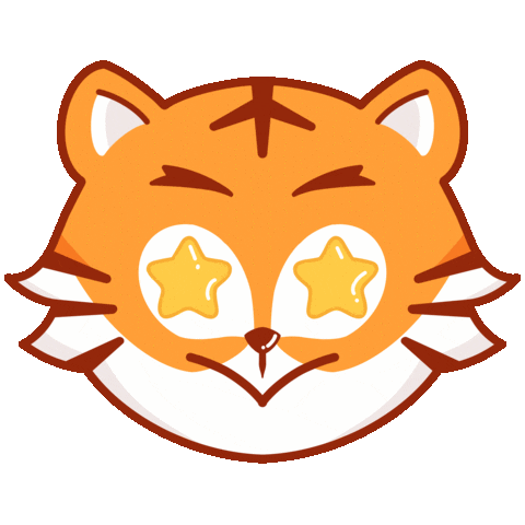 Tiger Love Sticker by J-Store Annex