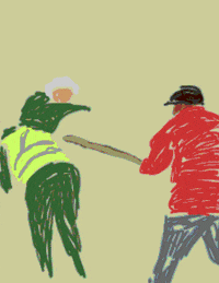 barrrrbarra art animation gifart lineart GIF