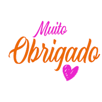 Grato Muito Obrigado Sticker by GrupoLela