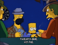 homer simpson smoking GIF