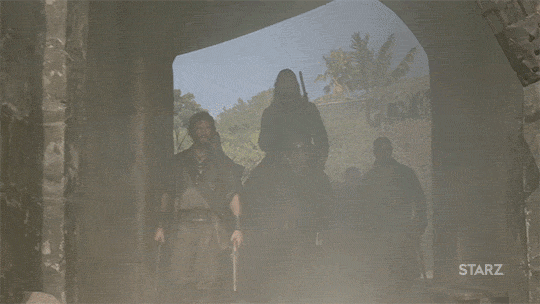 season 4 starz GIF by Black Sails