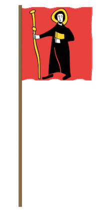 glarnerland fridolin glarus kanton glarnerland Sticker