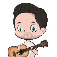 Chill Guitar Sticker